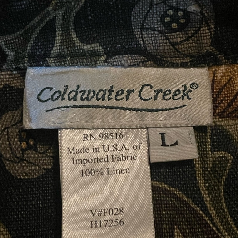 Coldwater Creek Floral Patterned Women's Jacket - Picture 3 of 3
